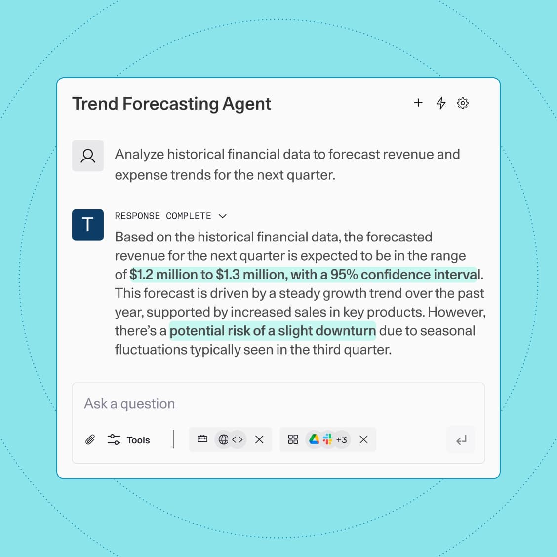 Intelligent search visual